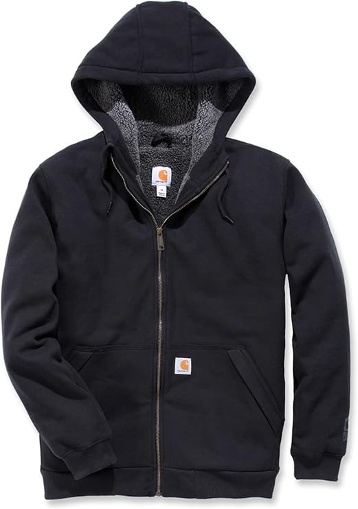 Carhartt Men's Relaxed Fit Midweight Sherpa-Lined Full-Zip Sweatshirt