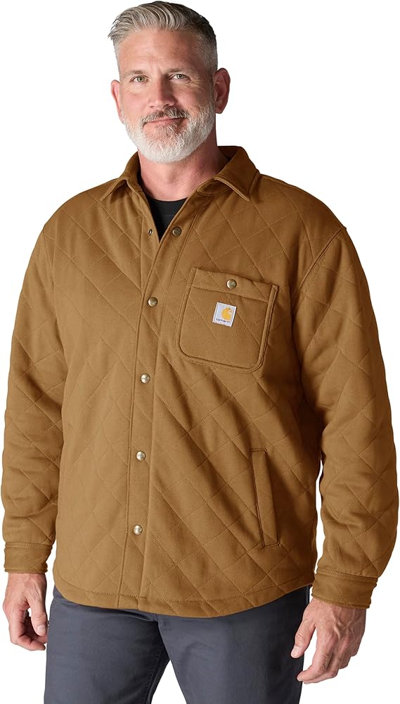 Carhartt Men's Loose Fit Heavyweight Quilted Shirt Jac