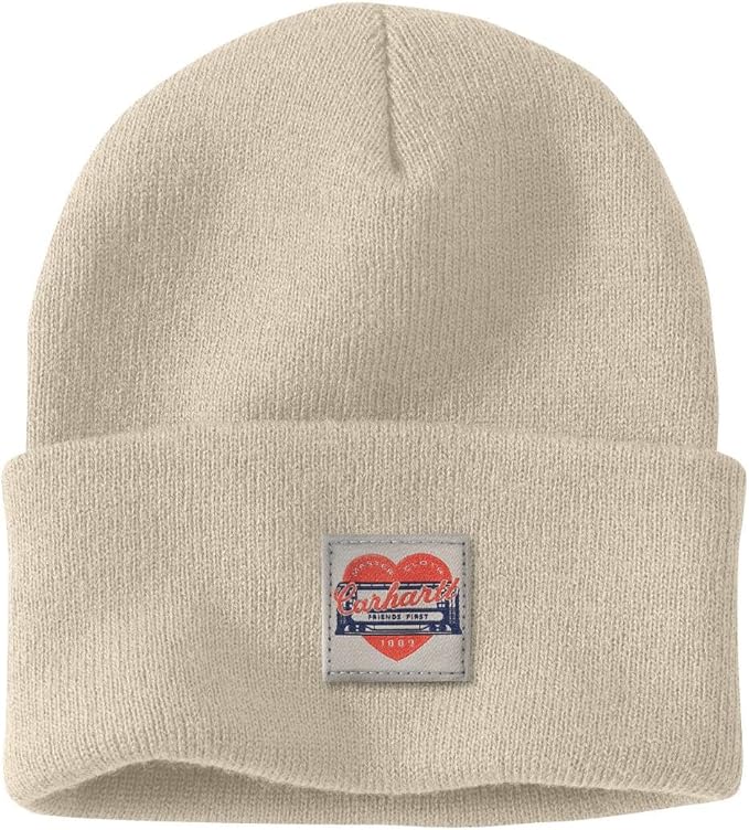 Carhartt Women's Knit Heart Patch Beanie