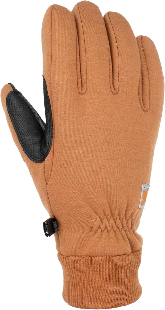 Wind Fighter Thermal-Lined Fleece Touch-Sensitive Knit Cuff Glove