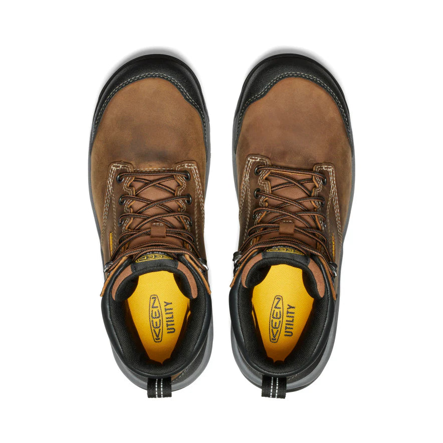 KEEN Men's Evanston 6" Waterproof Boot (Carbon Toe)