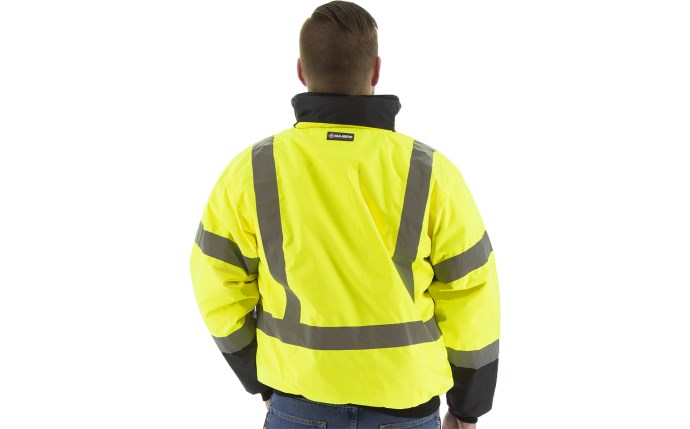 Majestic Men's High Visibility Waterproof Jacket with Quilted Liner