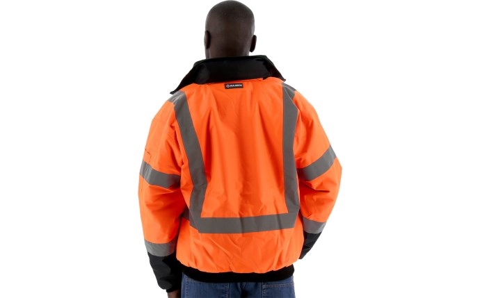 Majestic Men's High Visibility Waterproof Jacket with Quilted Liner