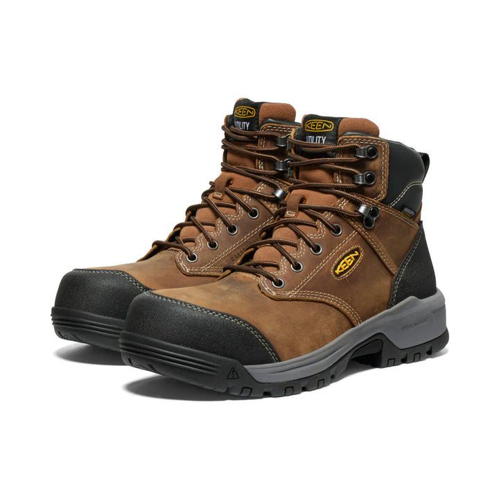 KEEN Men's Evanston 6" Waterproof Boot (Carbon Toe)
