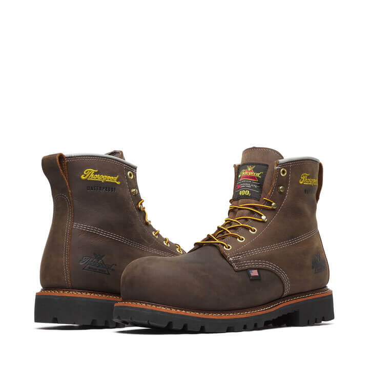 Thorogood Men's American Legacy 6” Crazy Horse Nano Safety Toe