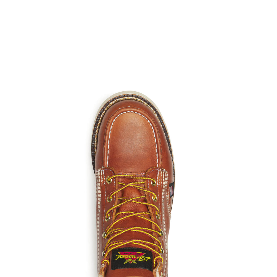 Thorogood Men's American Heritage – 6″ Tobacco Moc Toe – MAXWear Wedge