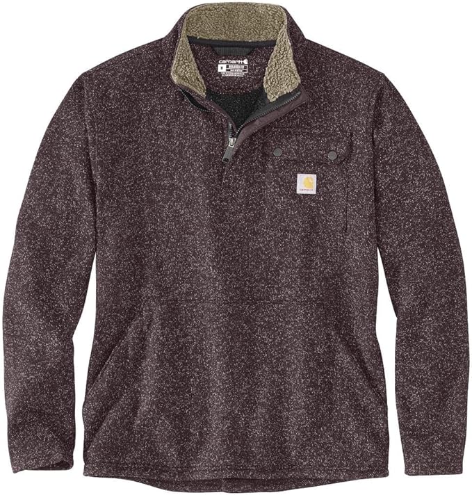 Carhartt Men's Relaxed Fit Midweight Quarter-Zip Pocket Sweater Fleece