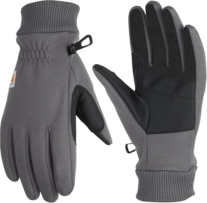 Wind Fighter Thermal-Lined Fleece Touch-Sensitive Knit Cuff Glove