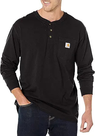 Carhartt Men's Dearborn Loose LS Henley T-Shirt