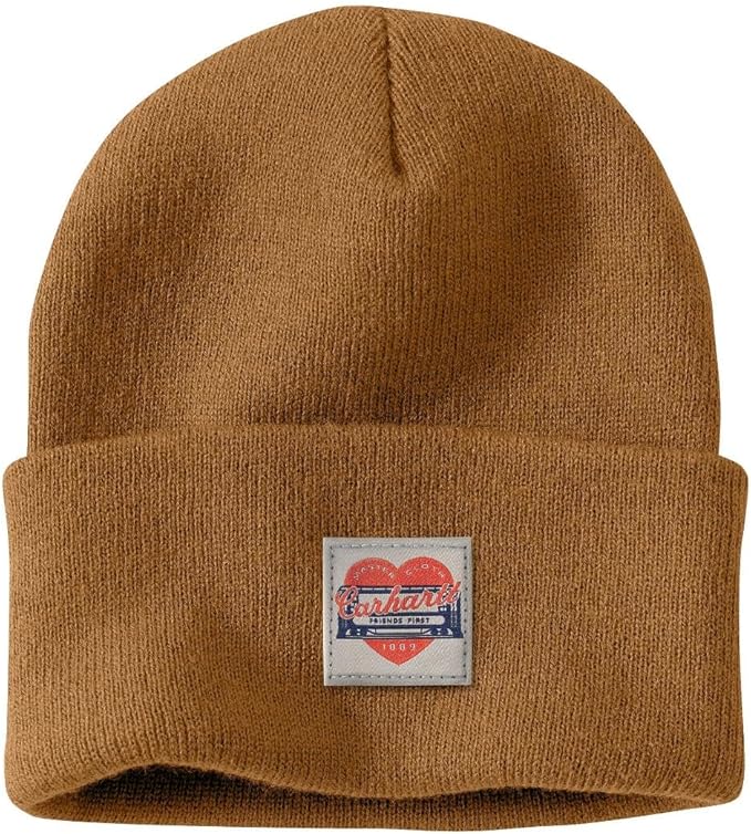 Carhartt Women's Knit Heart Patch Beanie