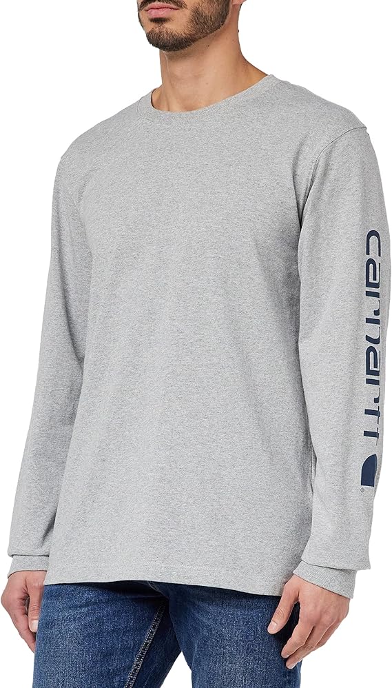 Carhartt Men's Dearborn Loose LS Logo T-Shirt