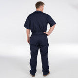Key Men's Poplin Unlined Short Sleeve Coveralls