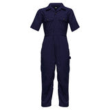 Key Men's Poplin Unlined Short Sleeve Coveralls