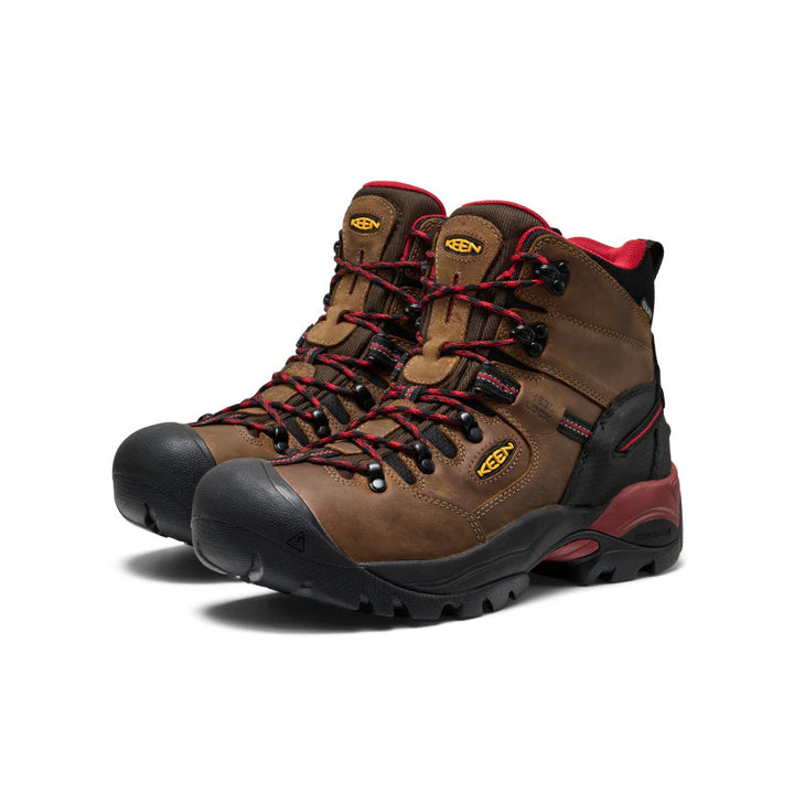 KEEN Men's Pittsburgh Energy 6" Waterproof Boot (Carbon Toe)