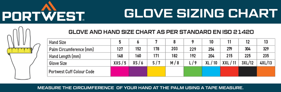 Portwest Men's CS Cut D18 PU Glove A4