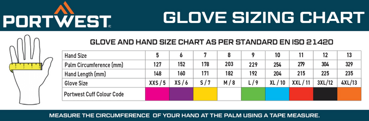 Portwest Men's Anti-Imact Cut Resistant Glove A4