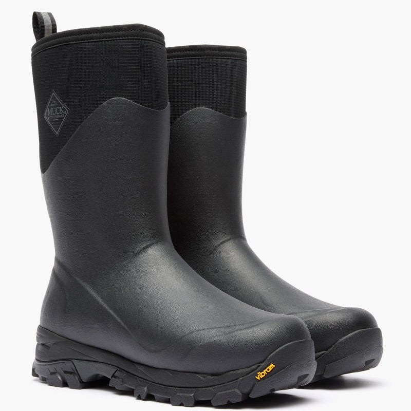 Muck Men's Arctic Ice Mid Boot + Vibram Arctic Grip A.T.