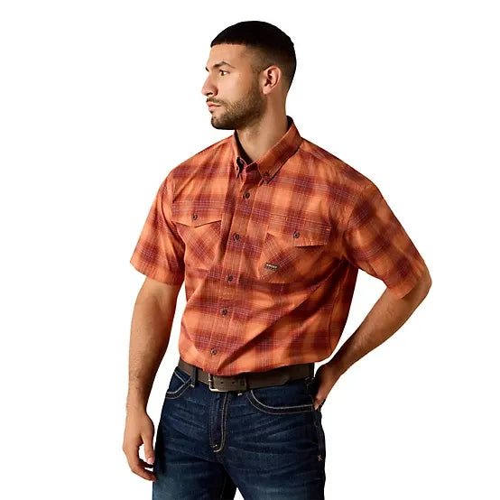 Ariat Mens Rebar Made Tough Durastretch Work Shirt