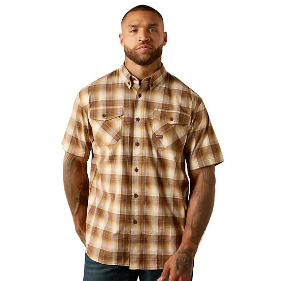 Ariat Mens Rebar Made Tough Durastretch Work Shirt