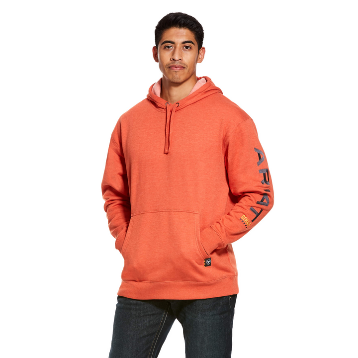 Ariat Mens Rebar Workman Graphic Hoodie