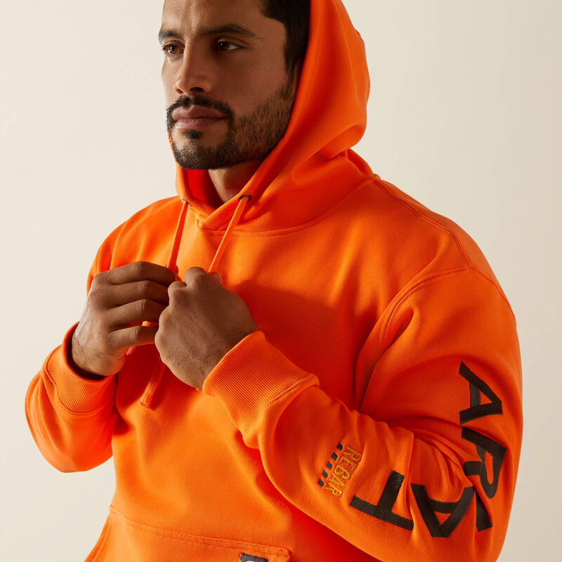 Ariat Mens Rebar Workman Graphic Hoodie