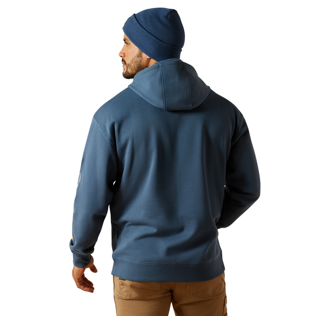 Ariat Mens Rebar Workman Graphic Hoodie