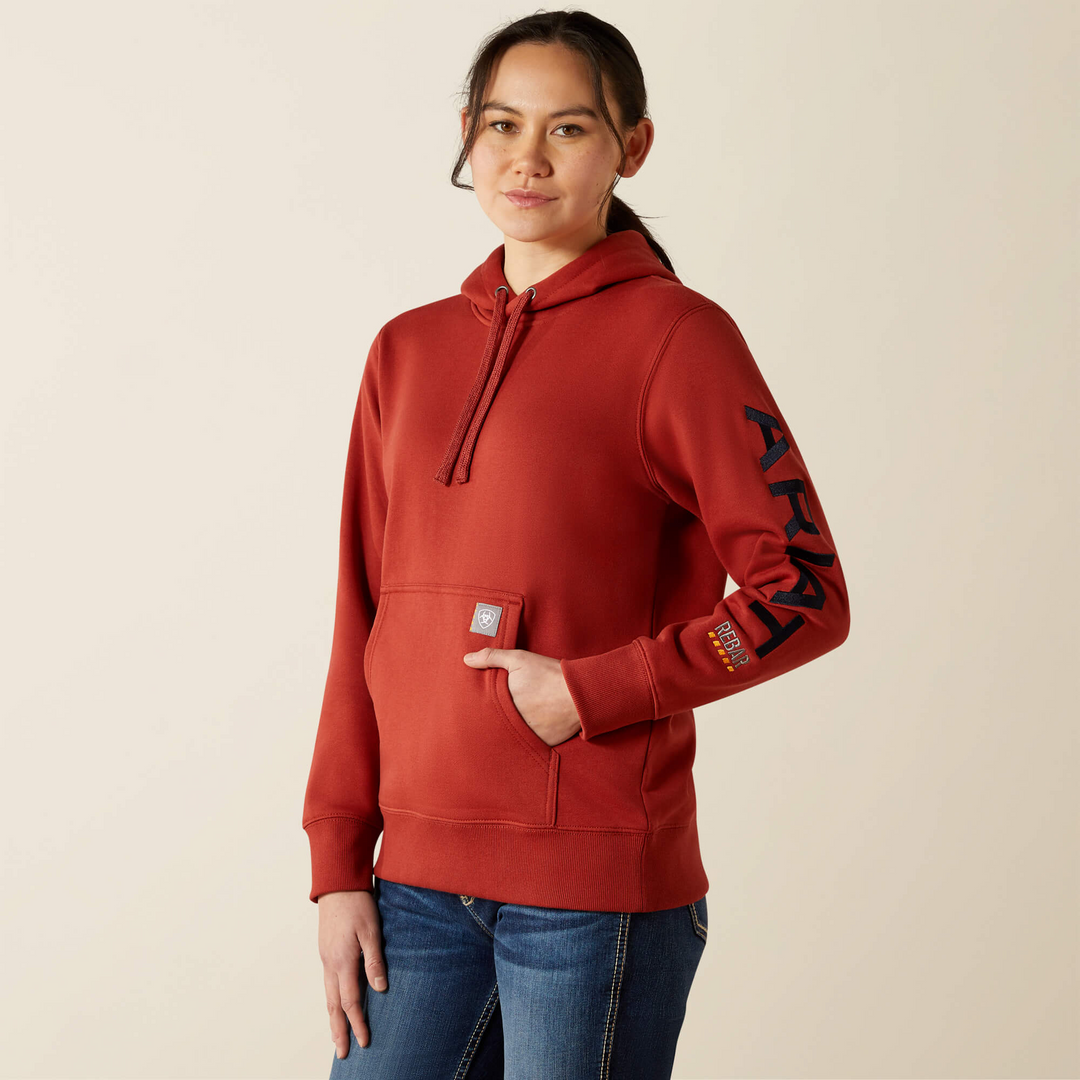 Ariat Womens Rebar Workman Graphic Hoodie