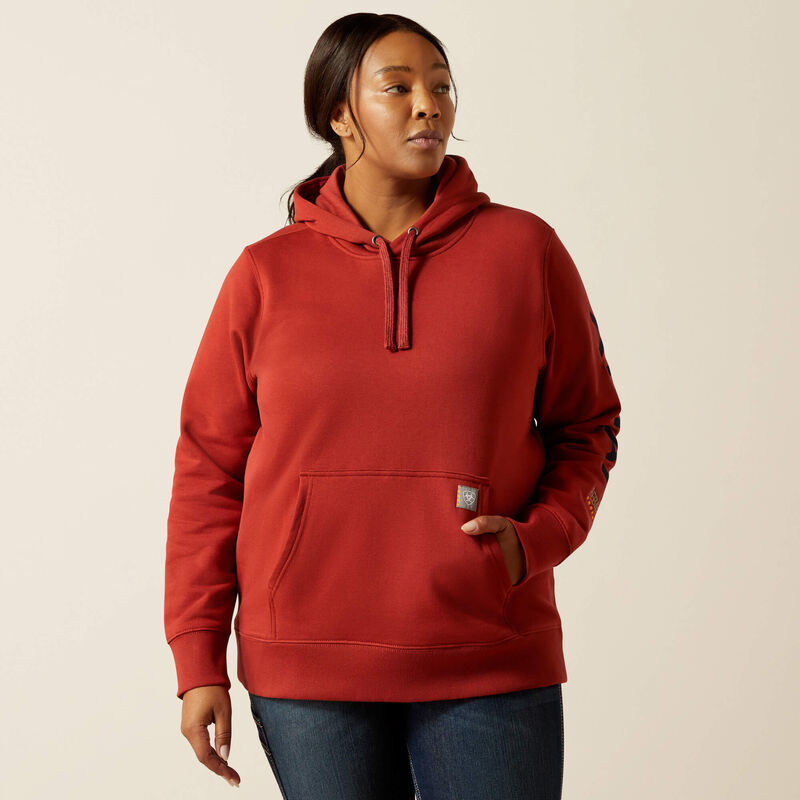 Ariat Womens Rebar Workman Graphic Hoodie