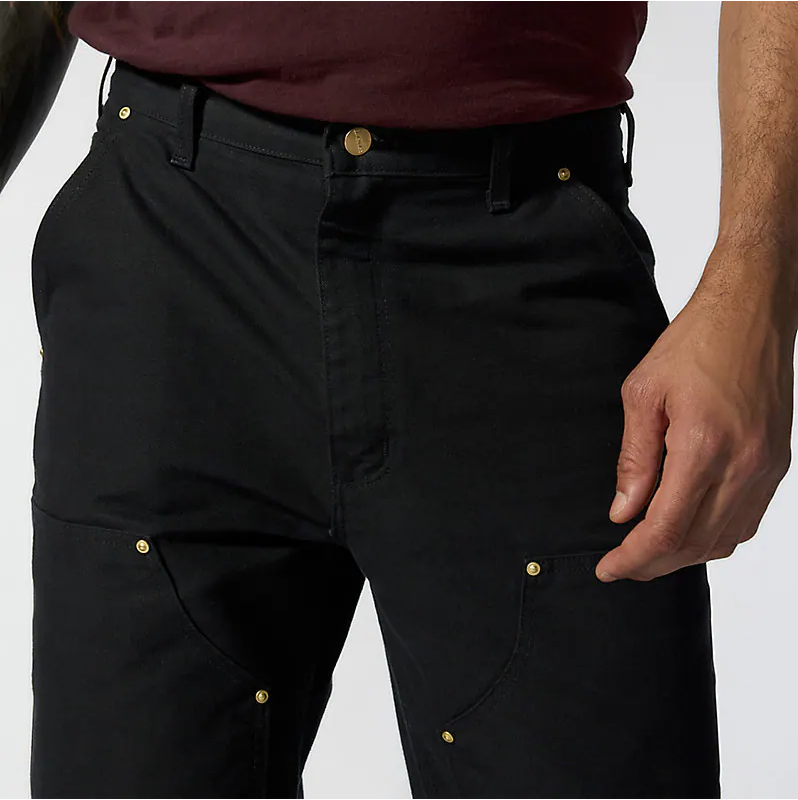 Carhartt Men's Iconic B01 Firm Duck Double-Front Dungaree