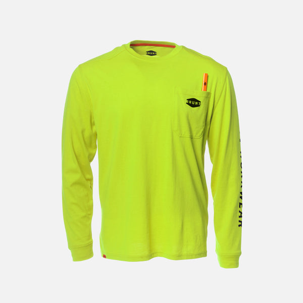 BRUNT Men's The Martin Long Sleeve Pocket Tee