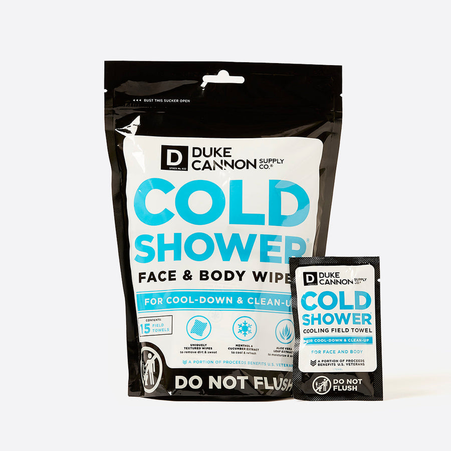 Duke Cannon Cold Shower Cooling Field Towels Multipack Pouch
