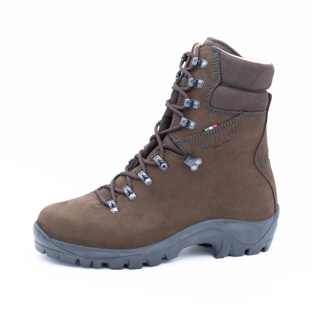 Drew's Boots Men's Fire Hiker Brown Rough Out