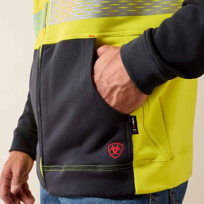 Ariat Men's FR Hi-VIs Full Zip Hoodie