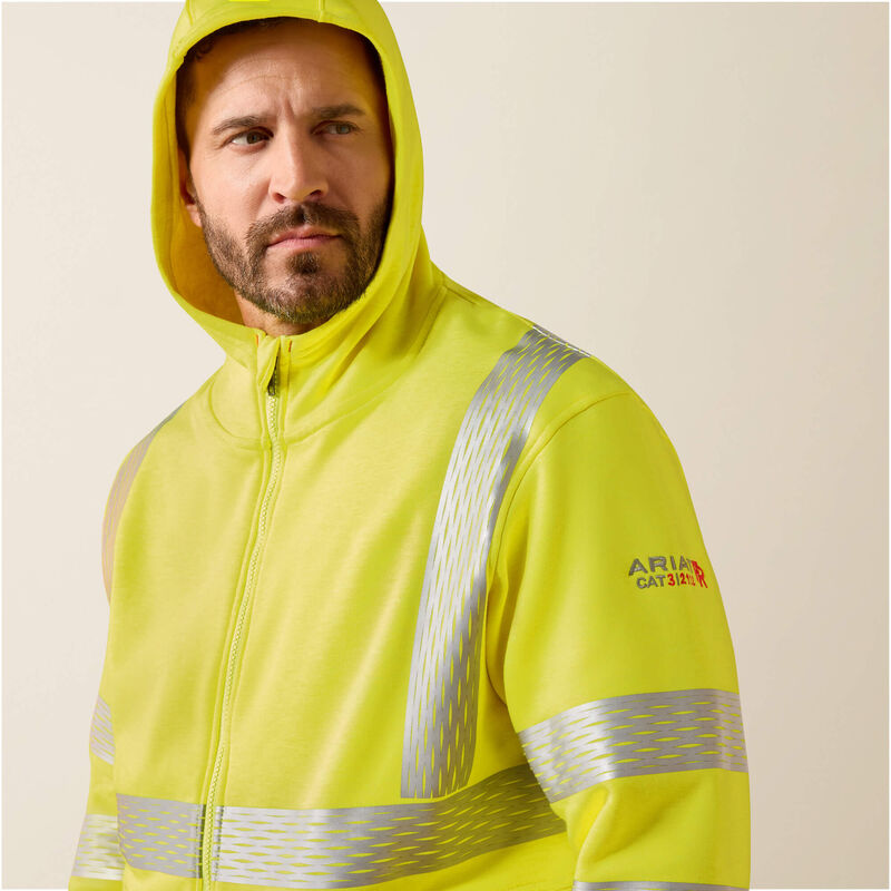 Ariat Men's FR Hi-VIs Full Zip Hoodie