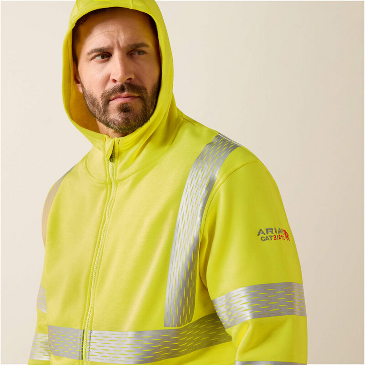 Ariat Men's FR Hi-VIs Full Zip Hoodie