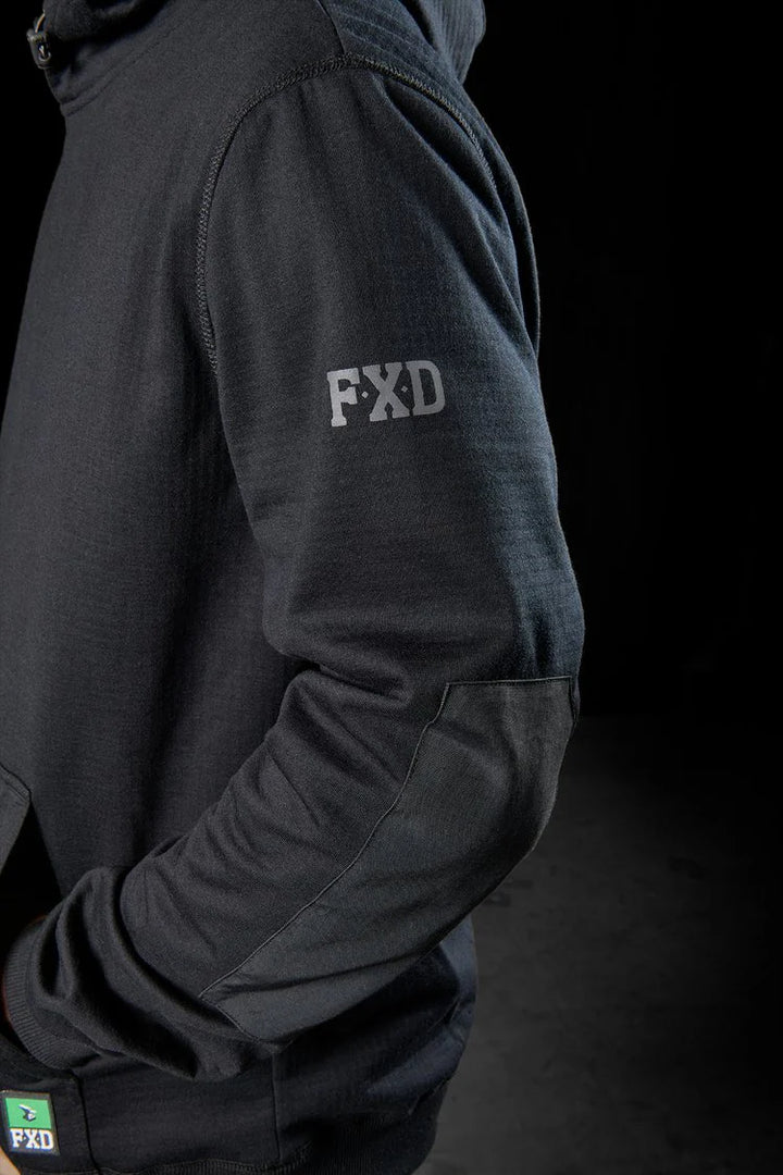 FXD Men's WF-1 HI VIS BONDED MEMBRANE FLEECE HOODIE
