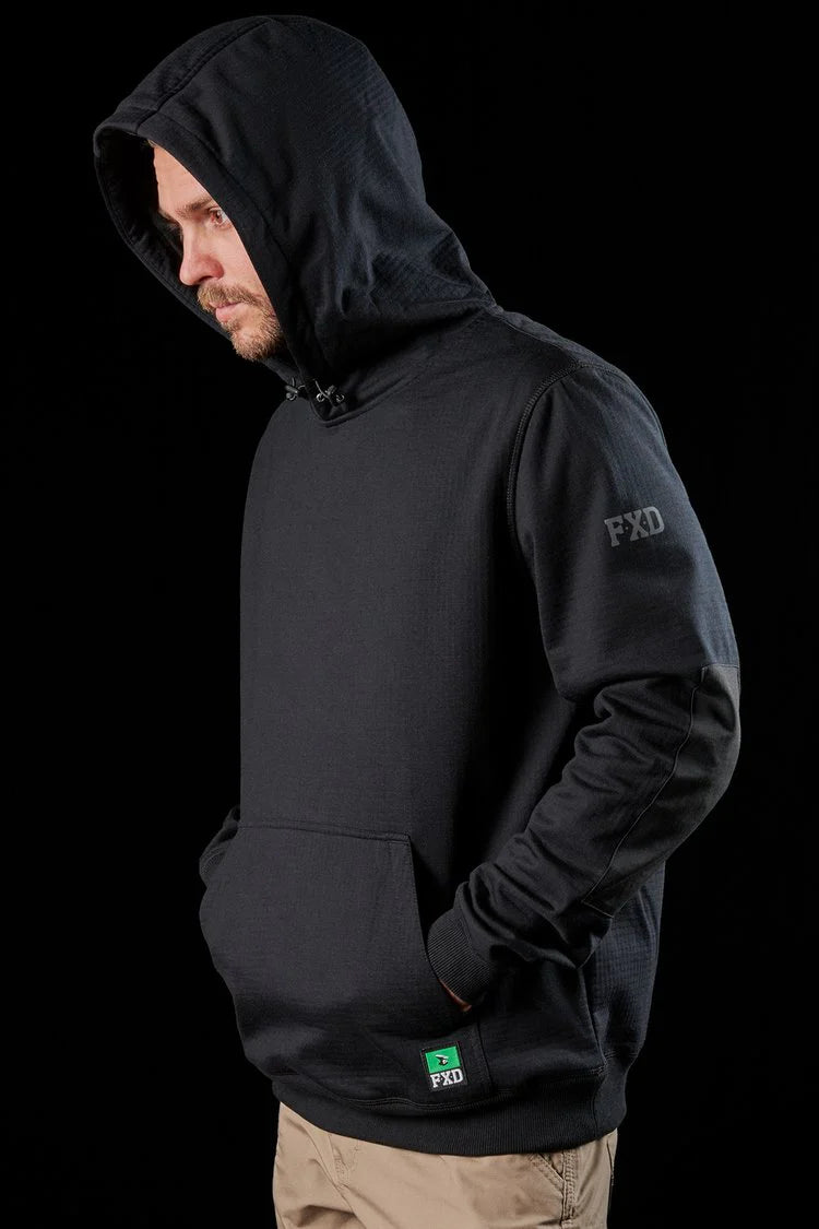 FXD Men's WF-1 HI VIS BONDED MEMBRANE FLEECE HOODIE