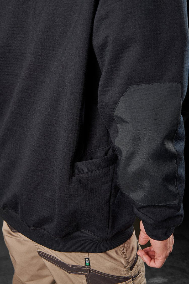 FXD Men's WF-1 HI VIS BONDED MEMBRANE FLEECE HOODIE