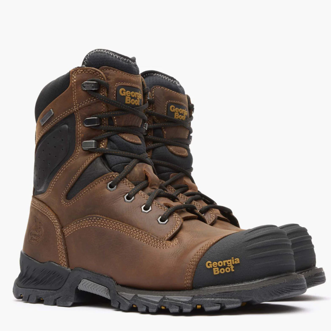 Georgia Boot Men's Rumbler 8 inch Composite Toe Waterproof Work Boot