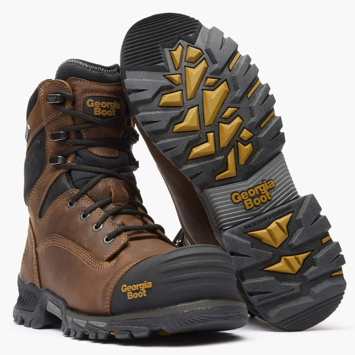 Georgia Boot Men's Rumbler 8 inch Composite Toe Waterproof Work Boot