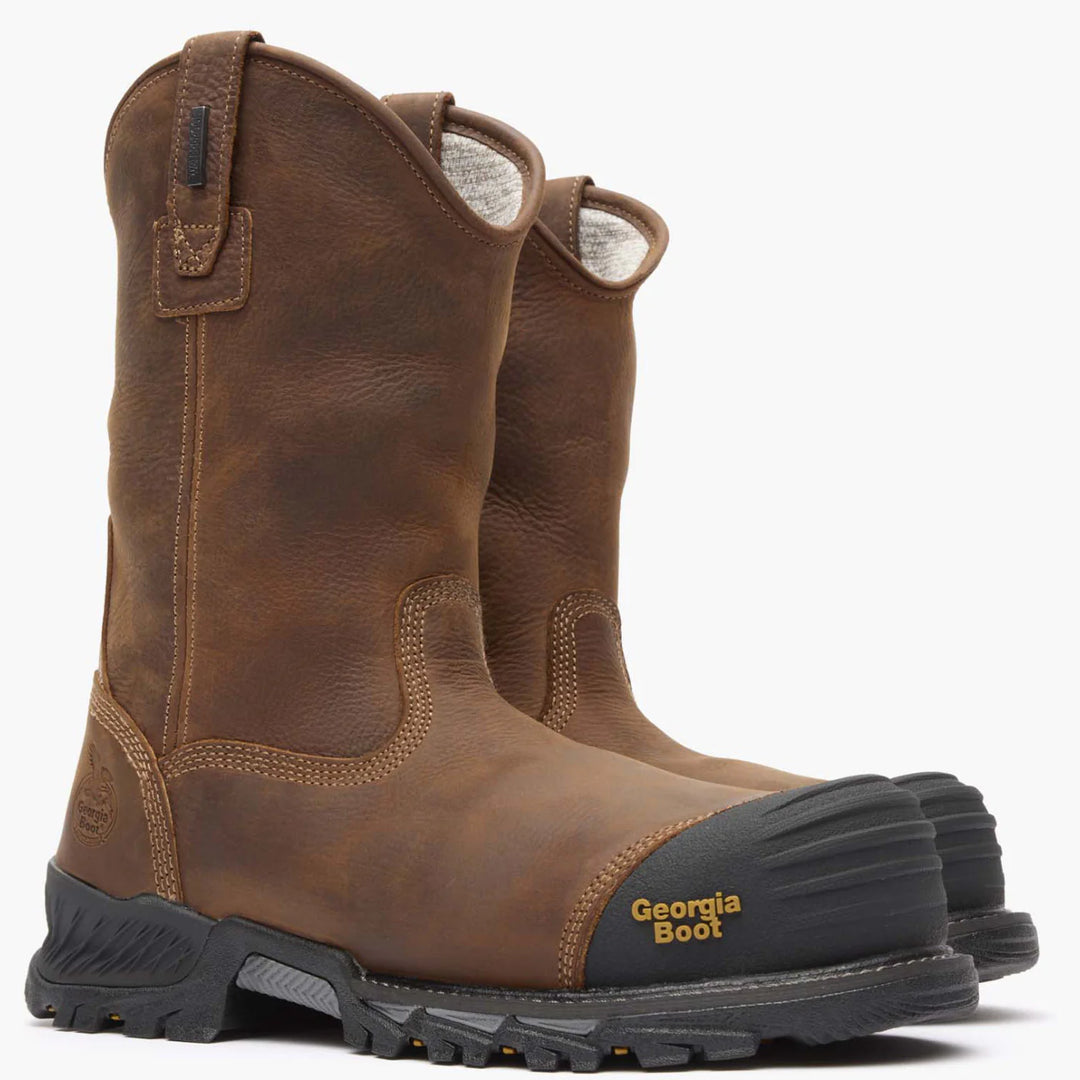 Georgia Boot Men's Rumbler Composite Toe Waterproof Pull-on Work Boot