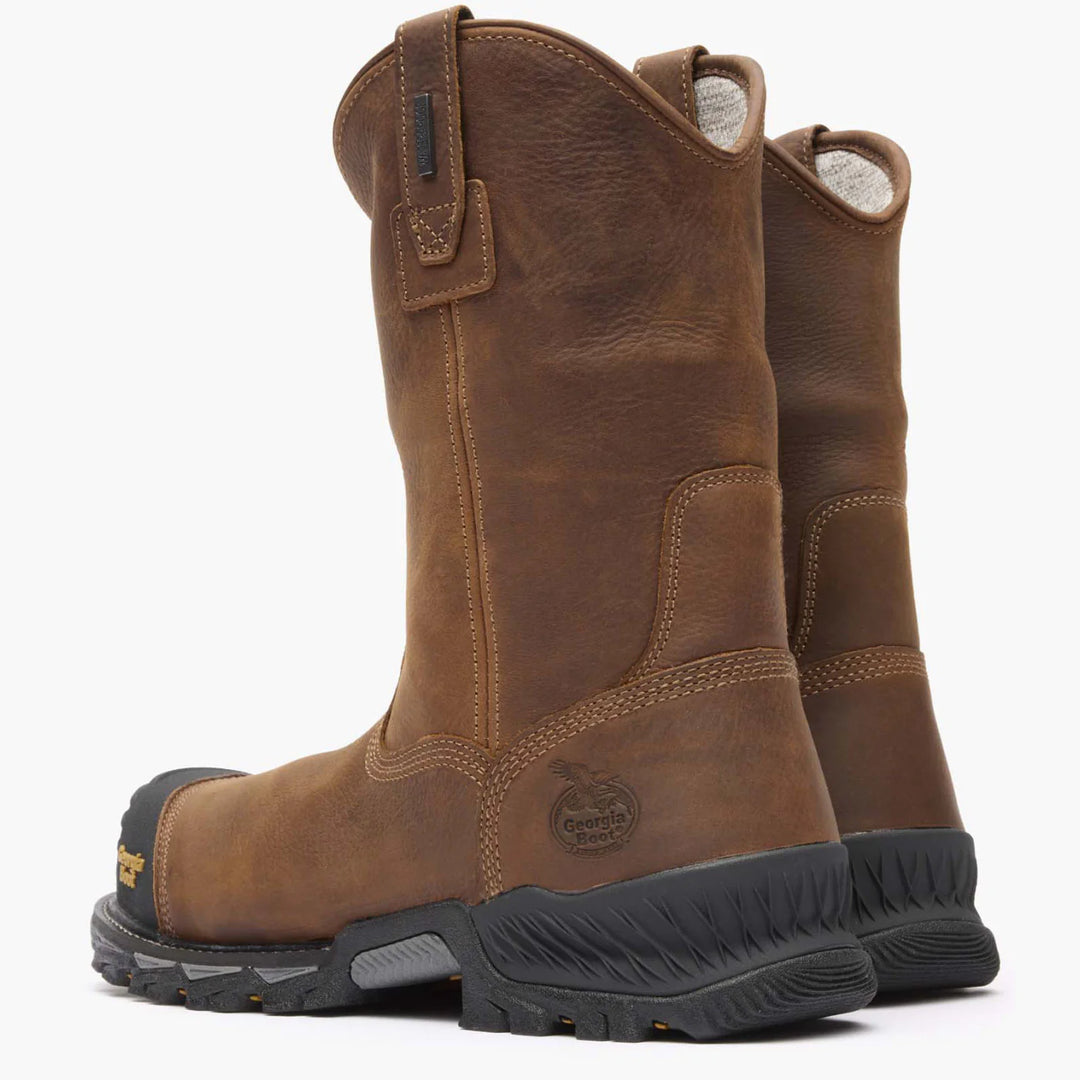 Georgia Boot Men's Rumbler Composite Toe Waterproof Pull-on Work Boot