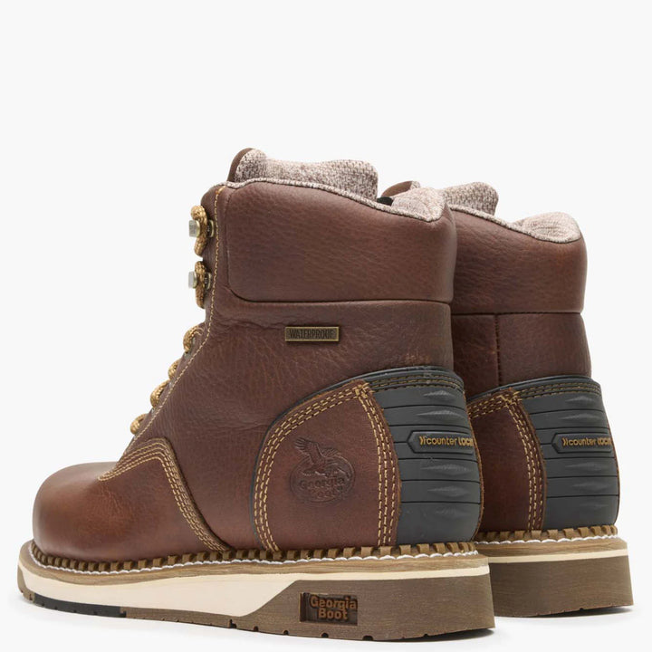 Georgia Boot Men's AMP LT Wedge Steel Toe Waterproof Work Boot