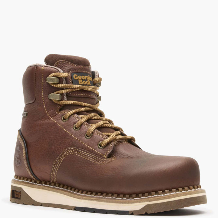Georgia Boot Men's AMP LT Wedge Steel Toe Waterproof Work Boot