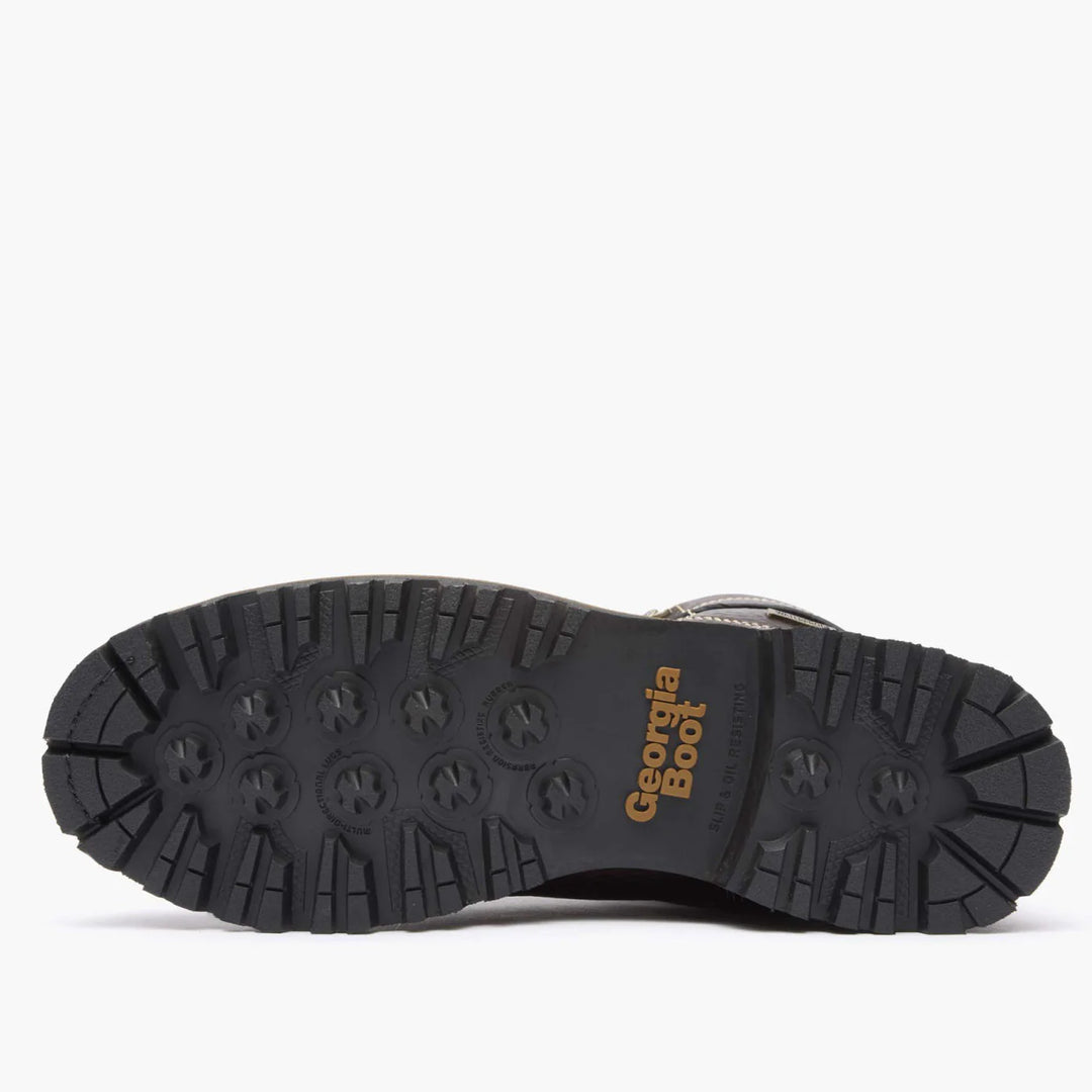 Georgia Boot AMP LT Logger Women's Alloy Toe Waterproof Low Heel Logger Boot