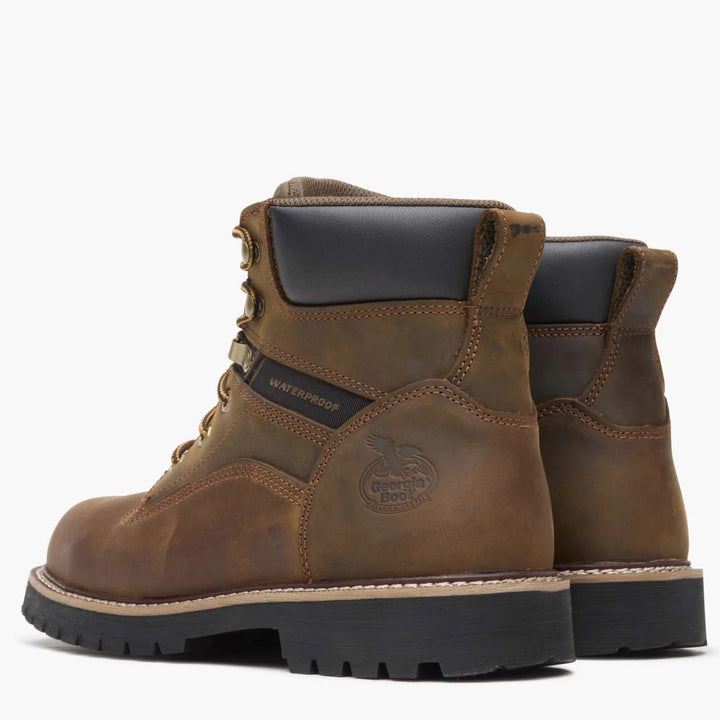 Georgia Boot Men's Core 37 Steel Toe 6" Waterproof Work Boot