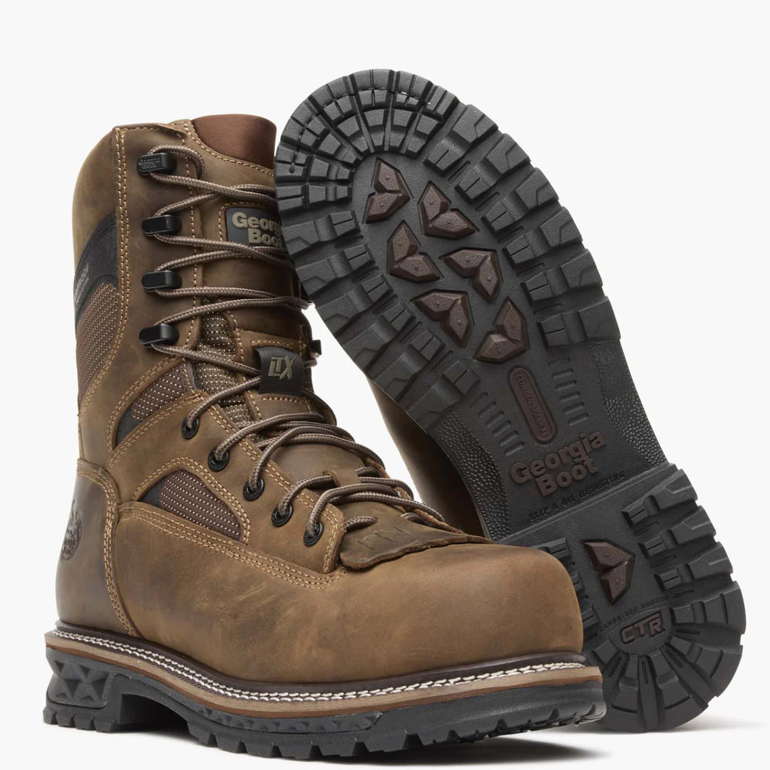 Georgia Boot Men's LTX Logger 9" Composite Toe 400G Insulated Waterproof Work Boot
