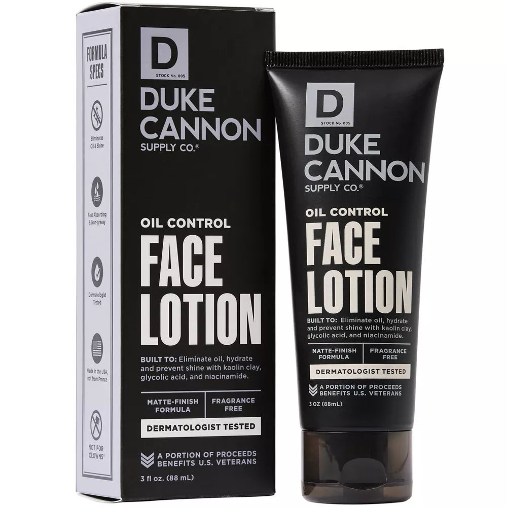 Duke Cannon Face Lotion