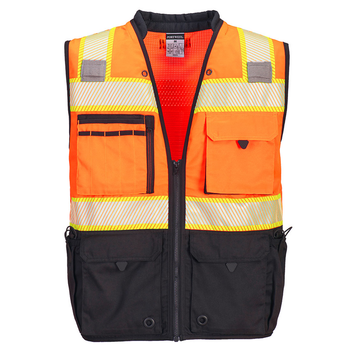 Portwest Men's Hi-Vis Premium Surveyor Vest