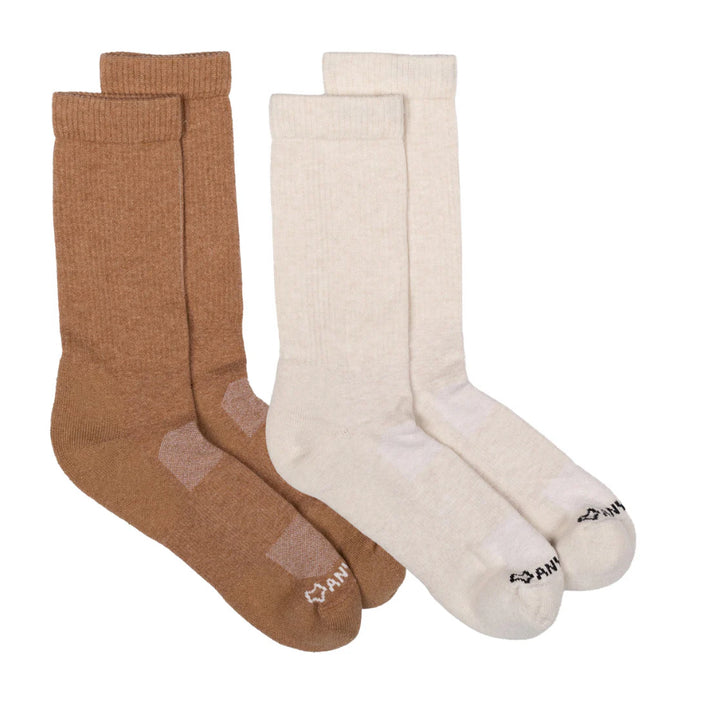 Fox River Women's Anywear Essential Lightweight Crew Sock - 2 Pack